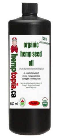 Organic Hemp Seed Oil 500 ml