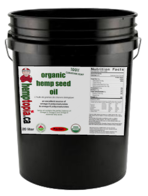 Organic Hemp Seed Oil 20 Liter pail