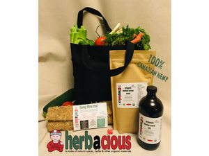 Herbacious Hemp Gift Tote