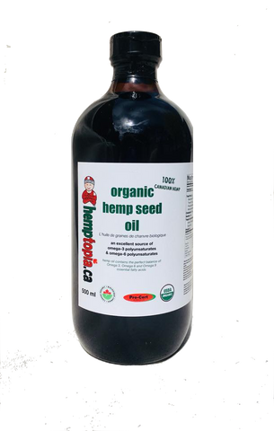 Organic Hemp Seed Oil 500 ml (glass bottle)