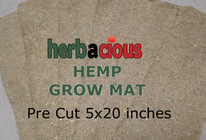 Hemp Grow Mat (pre cut 5x20 inch)